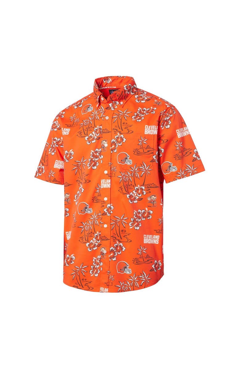 Reyn Spooner Men's Reyn Spooner Orange Cleveland Browns Kekai Button-Up Shirt, Alternate, color, Orange