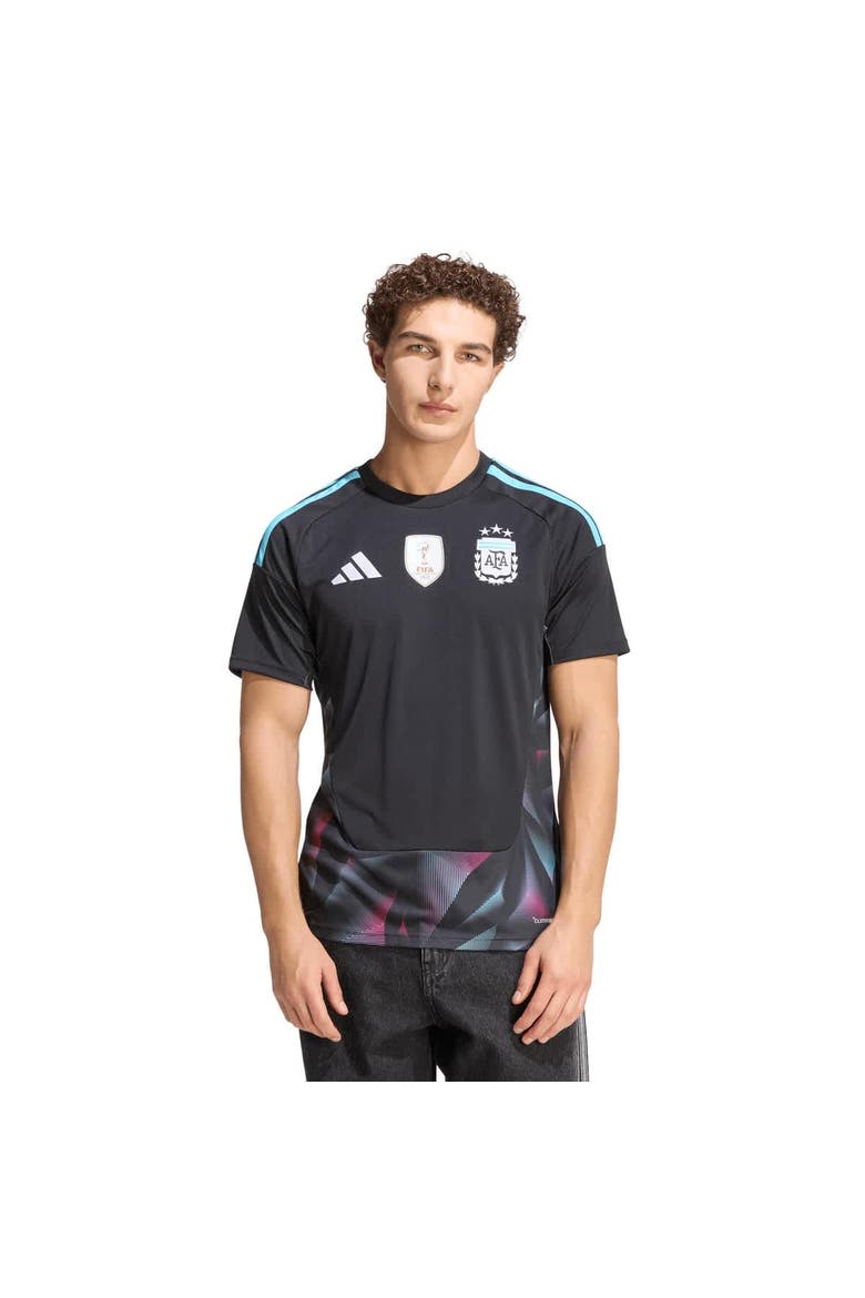Men's Argentina National Team  adidas Black FIFA x World Cup 2026 Goalkeeper Replica Jersey, Main, color, Black