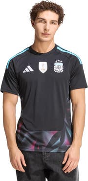 adidas Men's Argentina National Team  adidas Black FIFA x World Cup 2026 Goalkeeper Replica Jersey