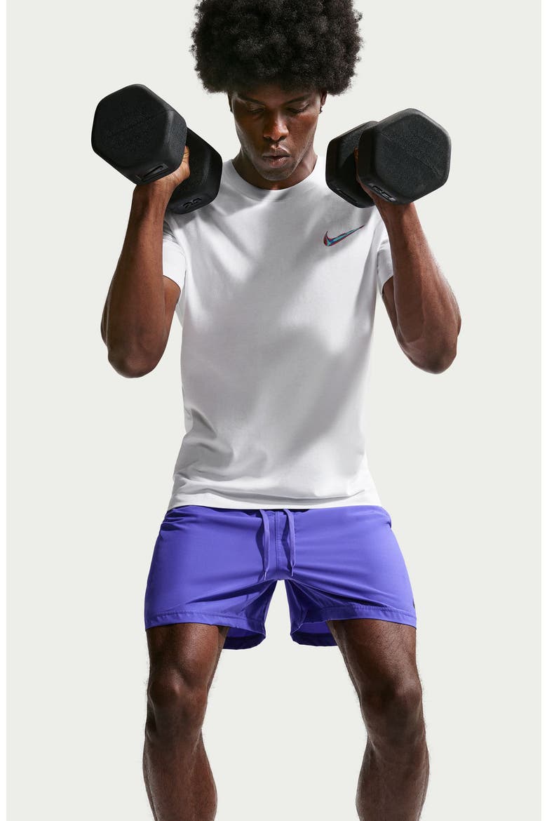 Form Dri-FIT 5-Inch Unlined Versatile Shorts, Alternate, color, PERSIAN VIOLET/ BLACK