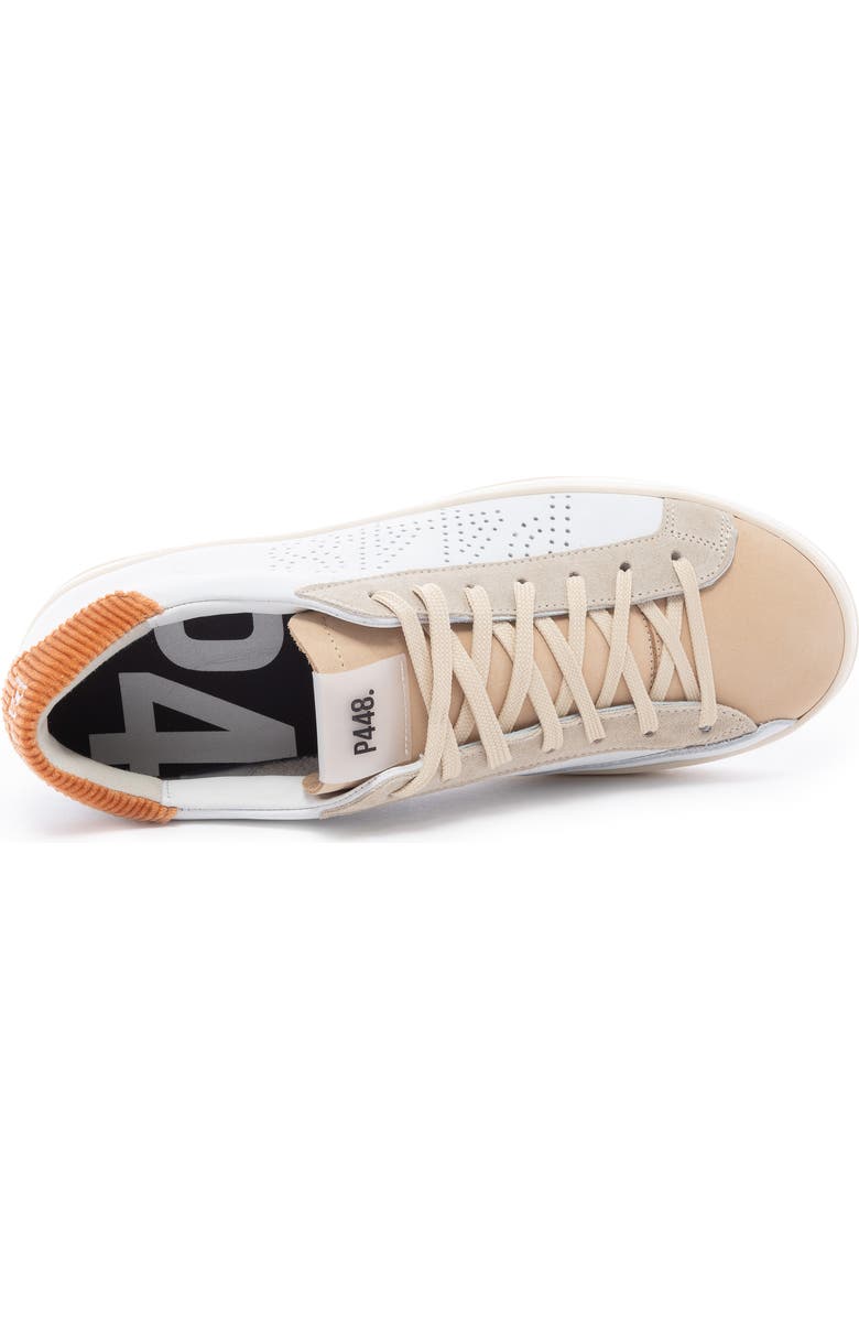 P448 John Low Top Sneaker, Alternate, color, Whi-Camel