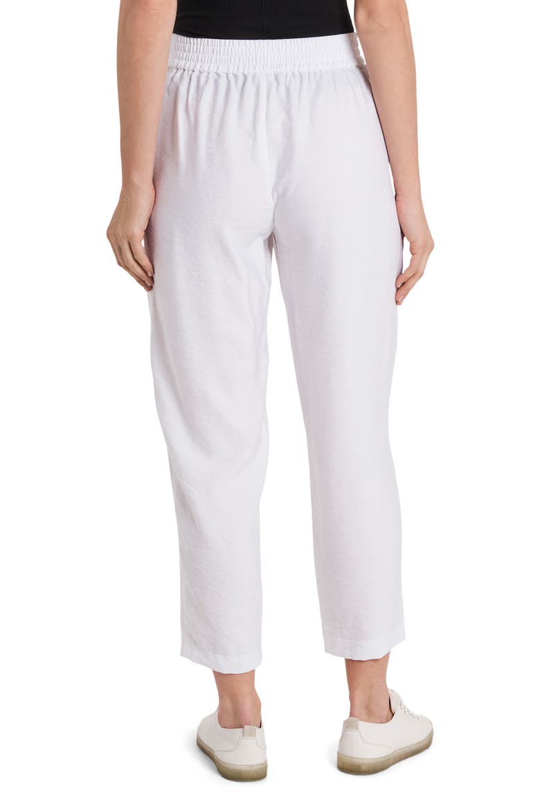 Pull-On Ankle Pants, Alternate, color, ULTRA WHITE