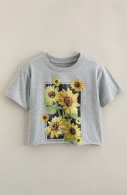 Treasure & Bond Kids' Crop Cotton Graphic T-Shirt