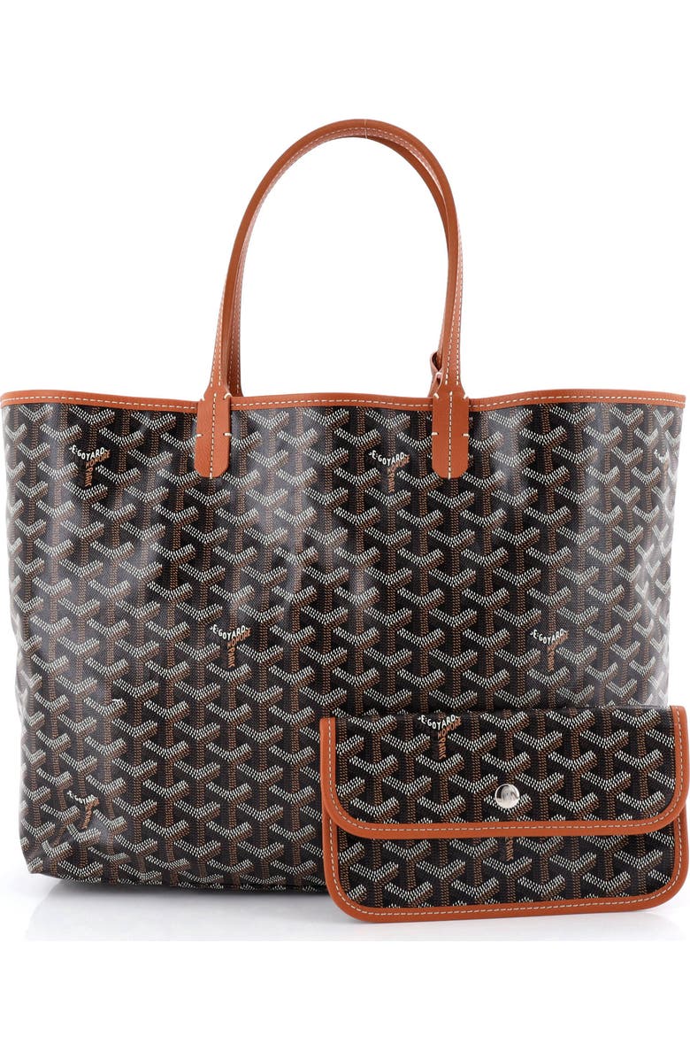 Pre-Owned Goyard Saint Louis Tote Coated Canvas PM, Alternate, color, Brown