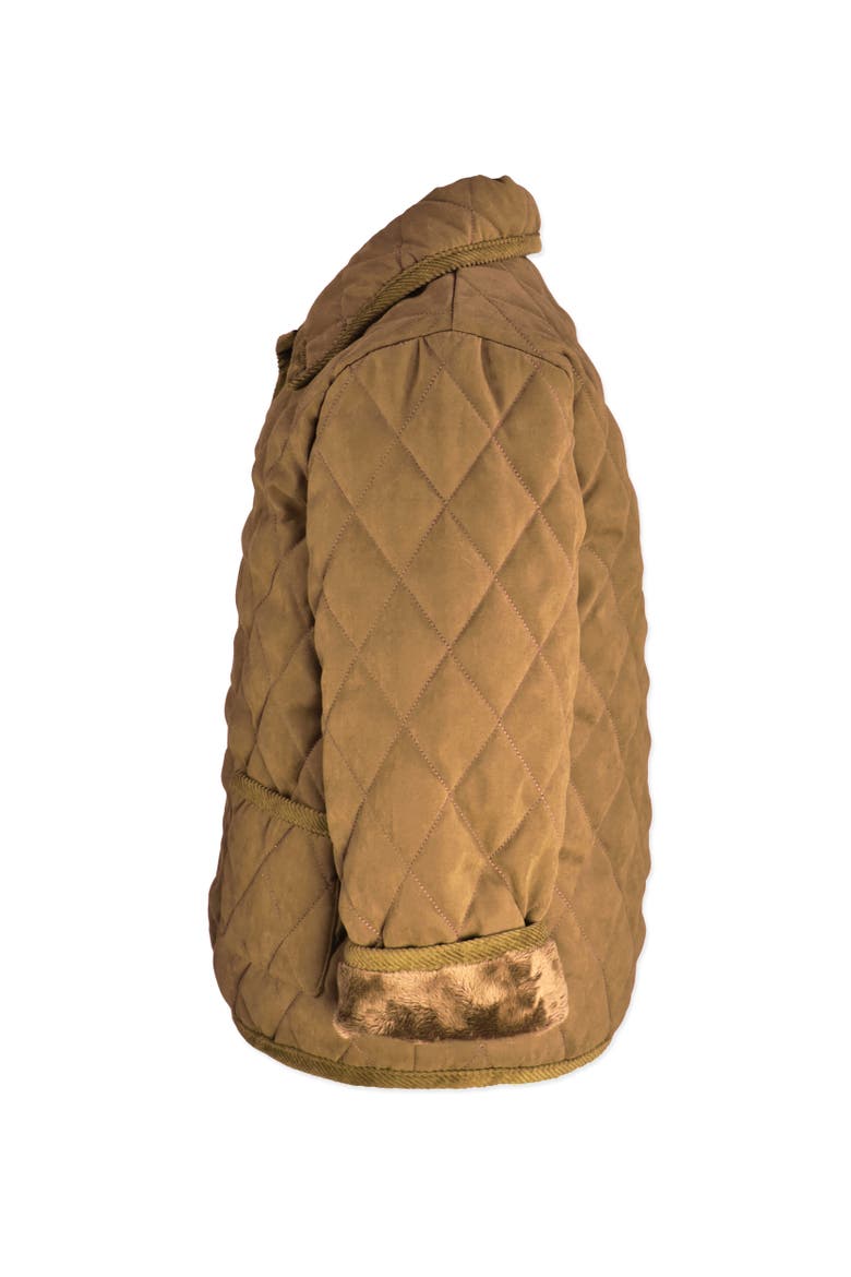 Classic Quilted Barn Jacket, Alternate, color, Caramel