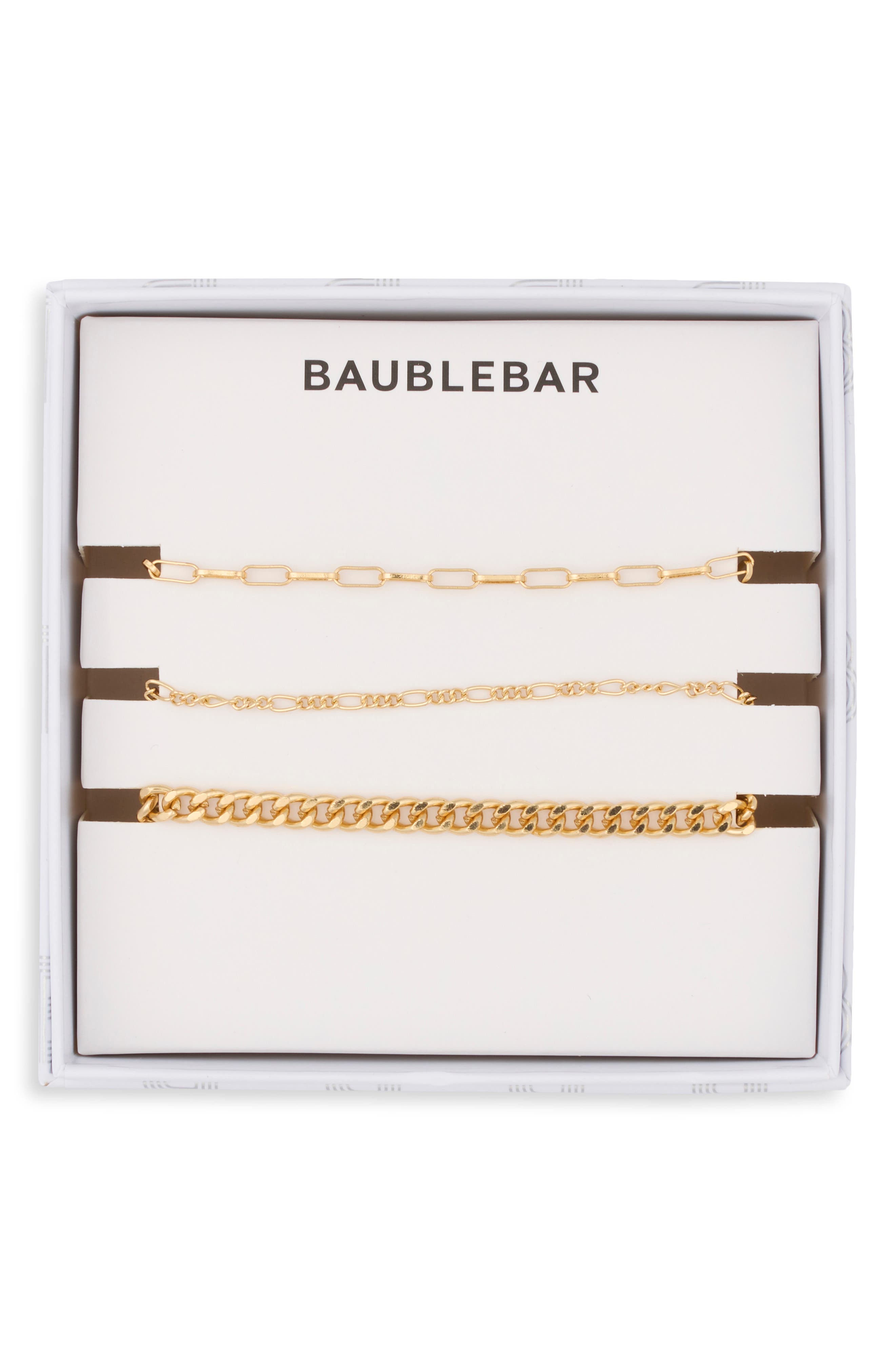 Just Add Gold Set of 3 Assorted Bracelets