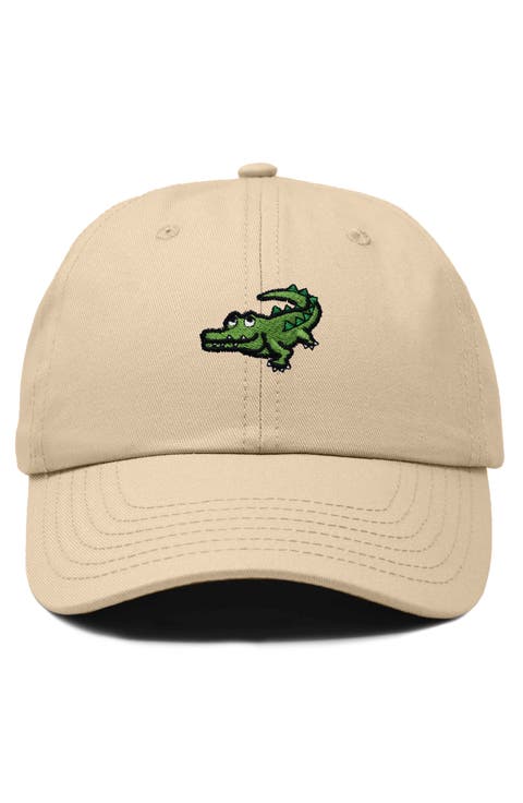 Alligator Embroidered Wildlife Cap