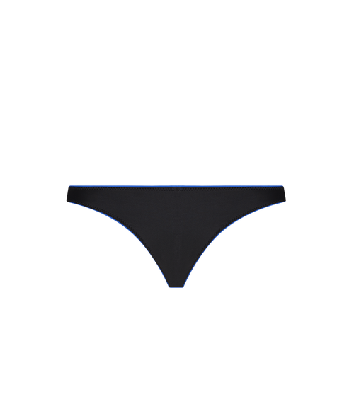 Ansea The Reversible Cheeky Bottom In Black/blue