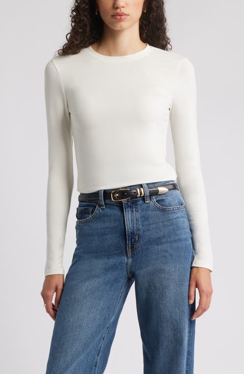 Long Sleeve Crewneck T-Shirt