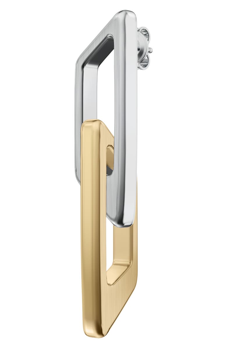 DIESEL<sup>®</sup> Two-Tone Single Drop Earring, Main, color, Two Tone