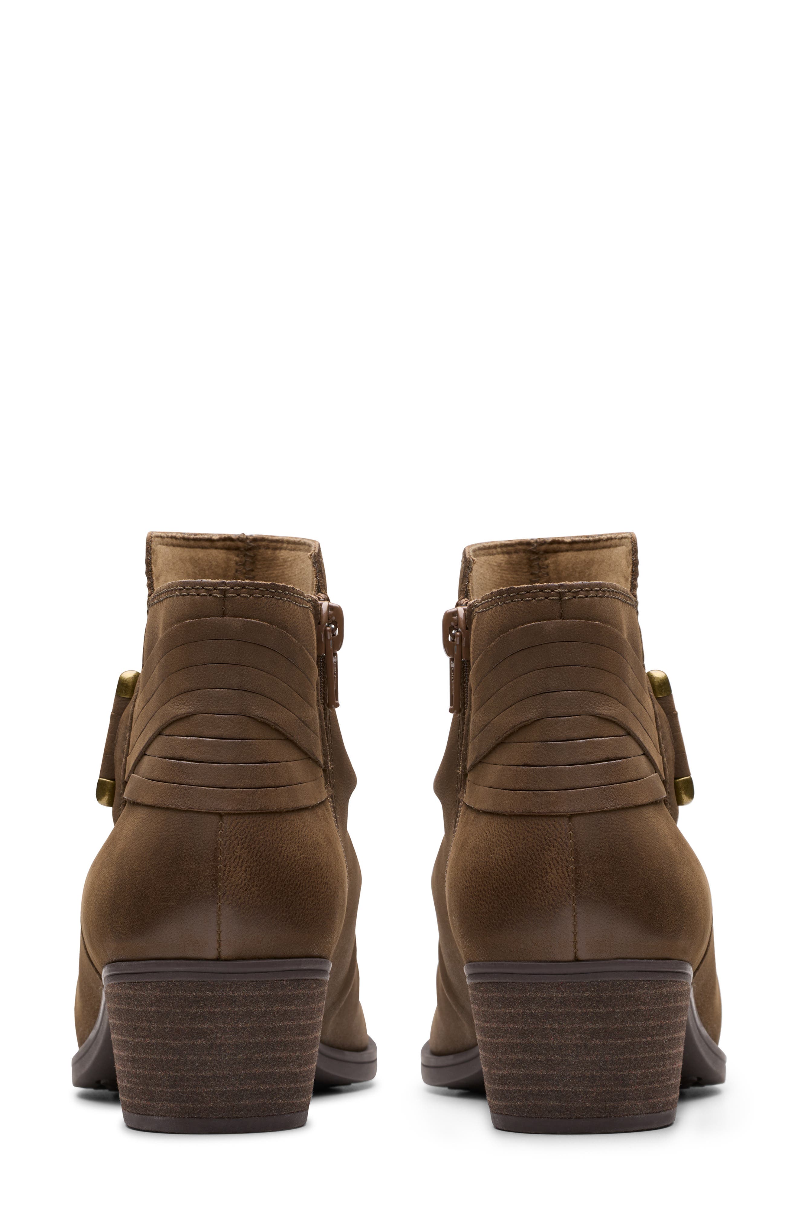 Clarks<sup>®</sup> Charlten Rosa Bootie, Alternate, color, Mushroom Nub