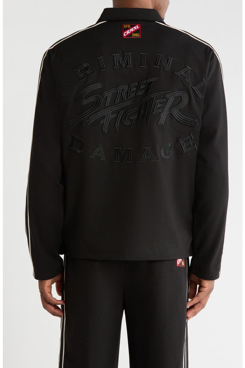 Versus Track Top, Alternate, color, BLACK