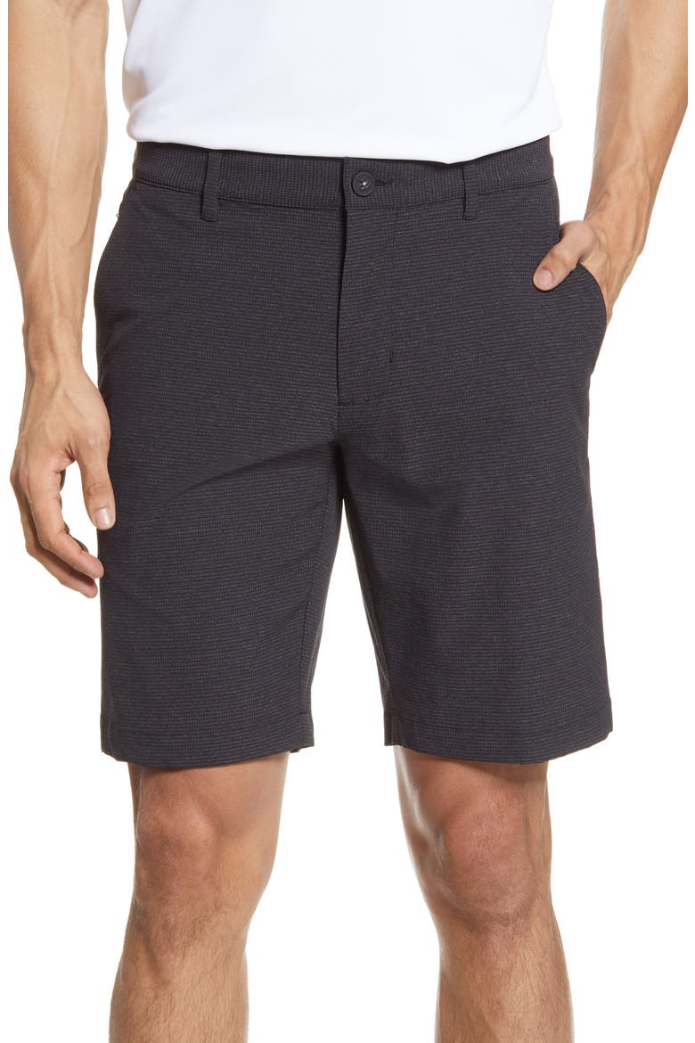 Chip Shot Performance Golf Shorts, Main, color, BLACK