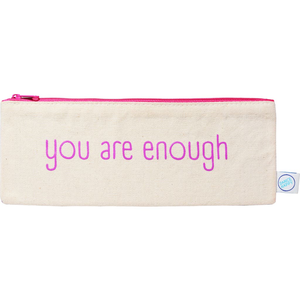 Dance Happy You Are Enough Pencil Case In Orchid