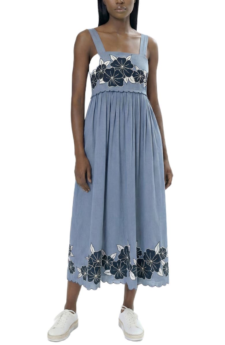 AREA STARS Sindhu Dress, Main, color, Chambray