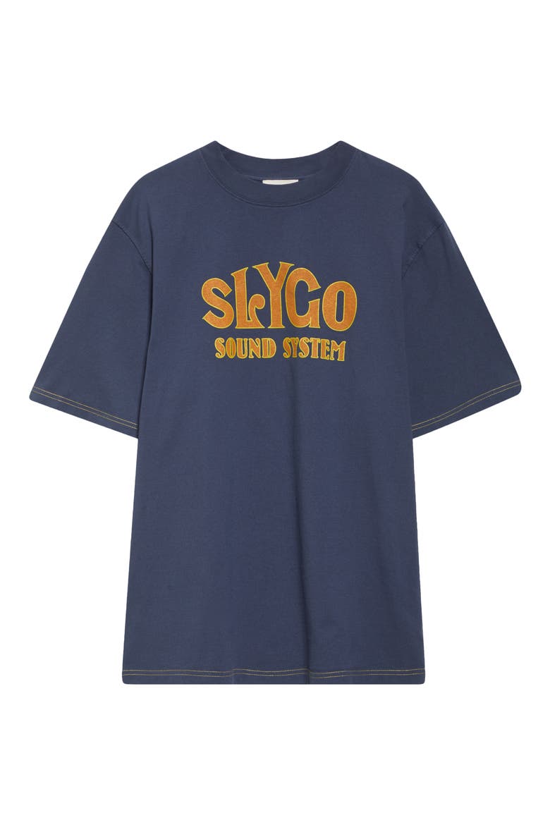 Slygo Graphic T-Shirt, Alternate, color, NAVY