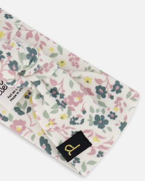 Deux Par Deux Baby Organic Cotton Headband In Multi