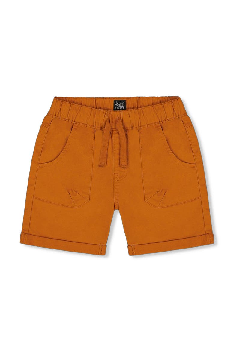 Boy's Stretch Twill Short Vibrant Orange, Main, color, Vibrant Orange