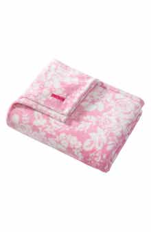 Betsey Johnson Cottage Floral Throw Blanket