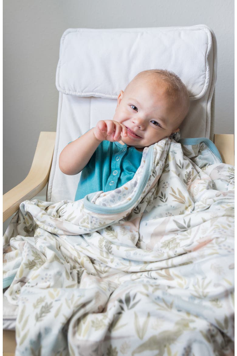 Reversible Print Swaddle Blanket, Alternate, color, REX