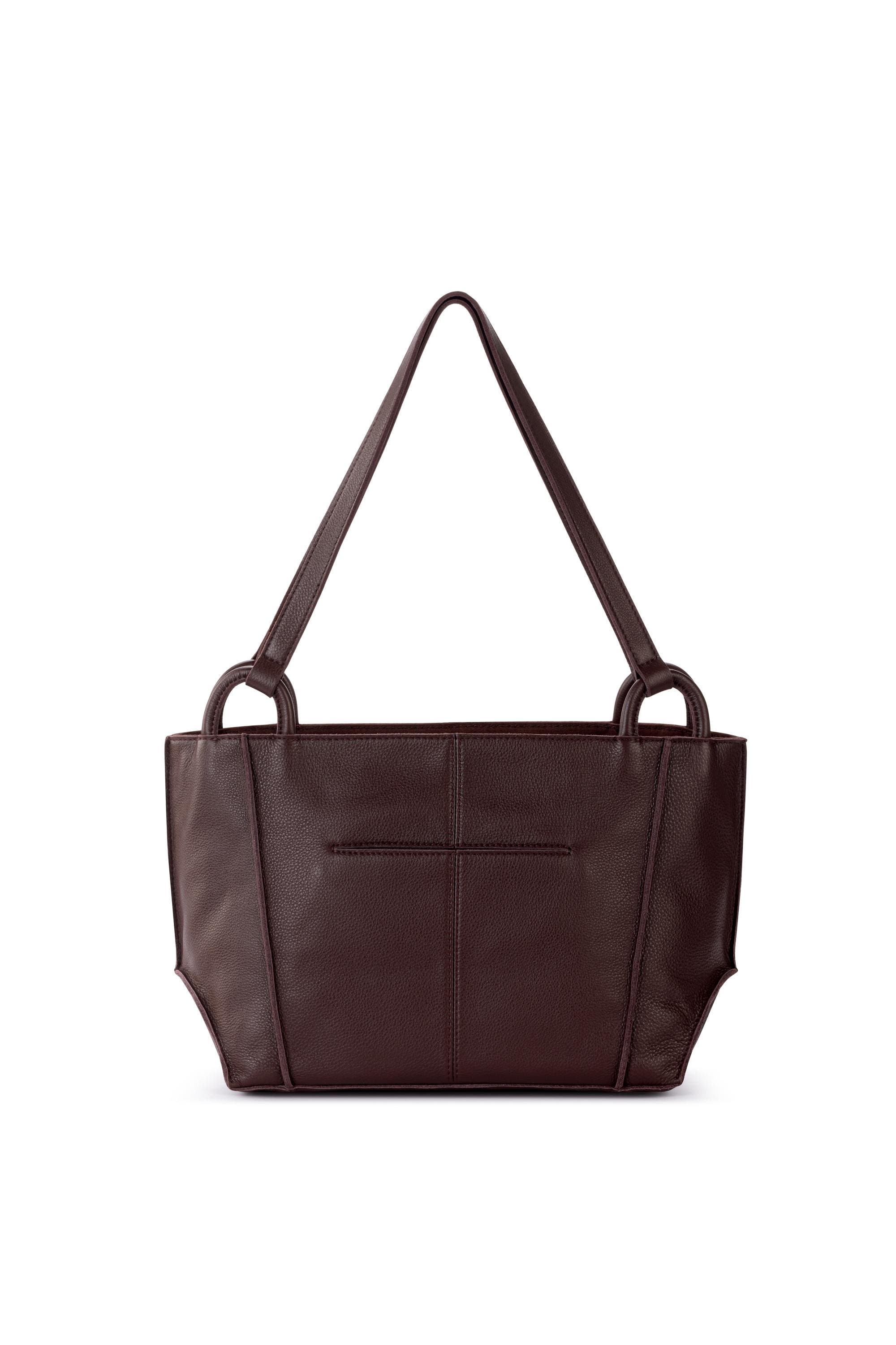 Los Feliz Satchel, Alternate, color, Mahogany