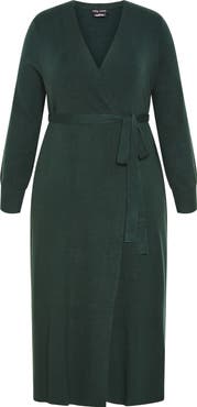 City Chic Goldie Tie Waist Cardigan