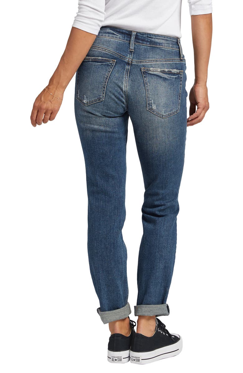 Silver Jeans Co. Slim Leg Boyfriend Jeans, Alternate, color, 
