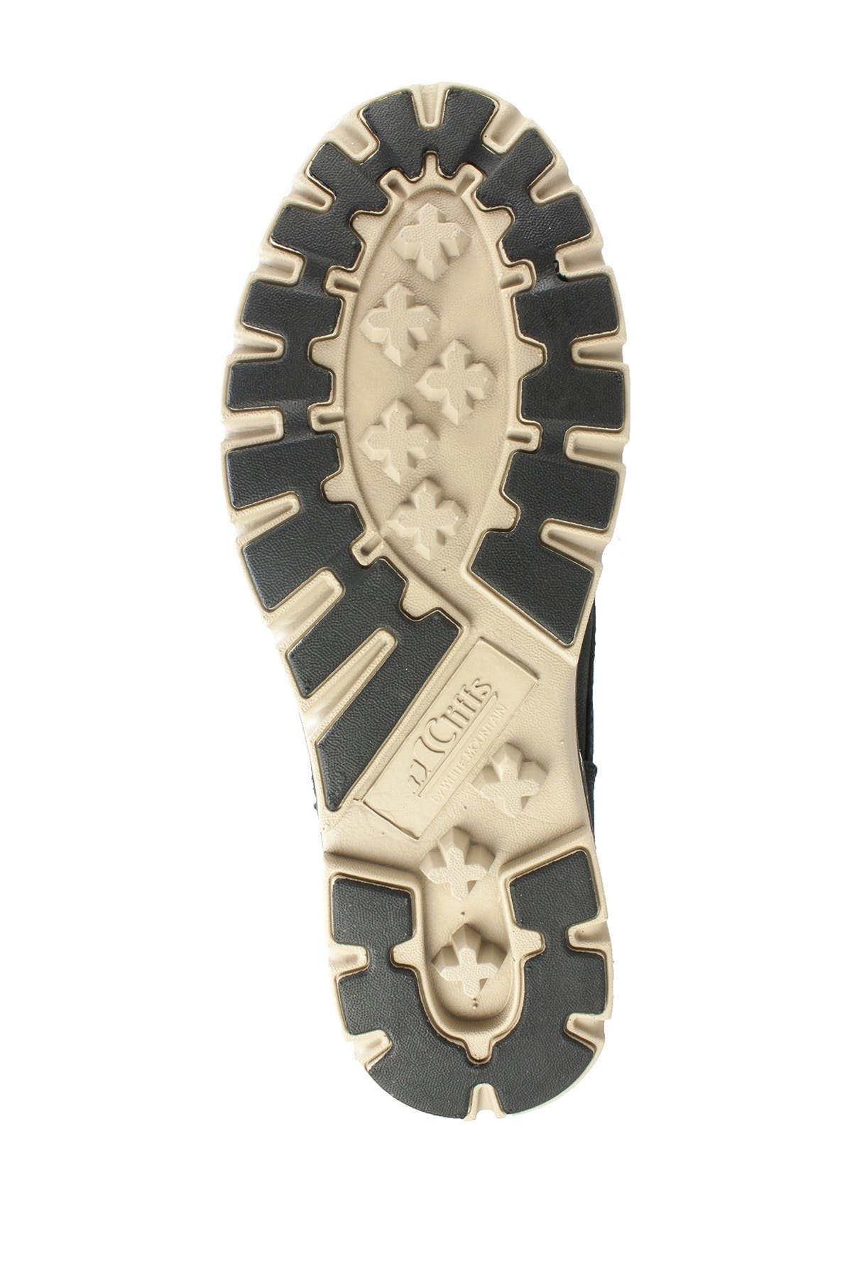 CLIFFS BY WHITE MOUNTAIN Kelsie Lace-Up Boot, Alternate, color, Black/Fabric