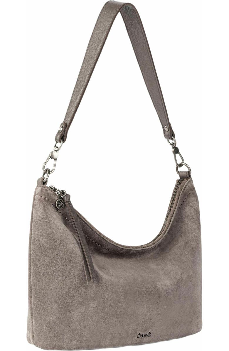 The Sak Jasmine Small Hobo, Alternate, color, Mushroom Suede