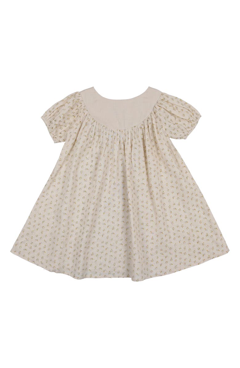 Manière Kids' Lemon Blossom Dress, Main, color, Honey