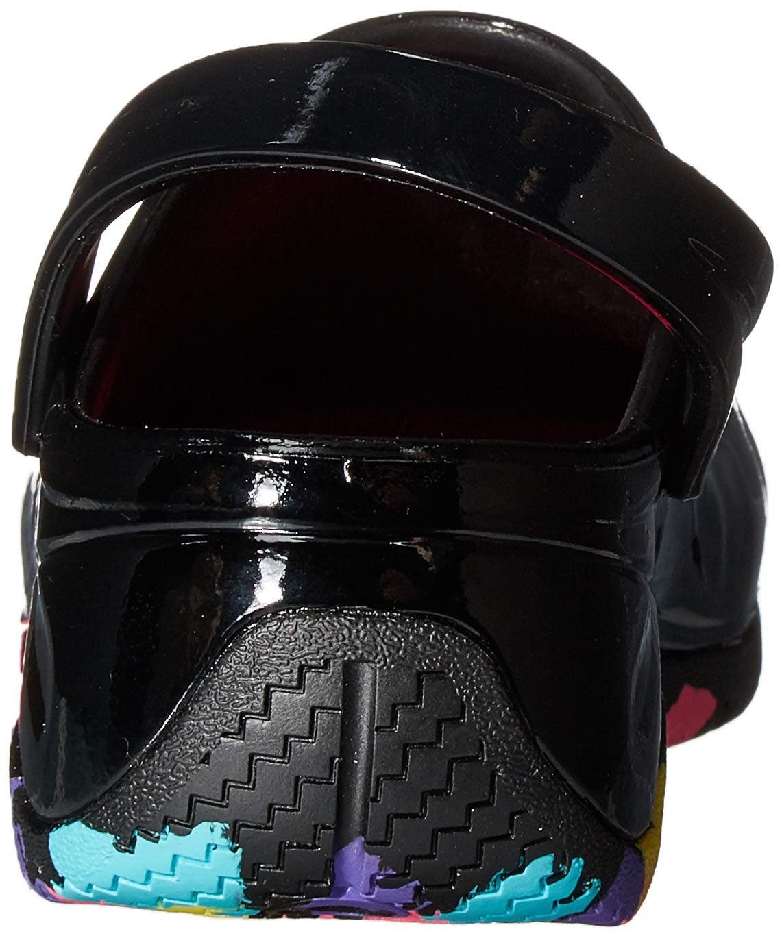 Zone Slingback Nursing Clogs, Alternate, color, Sole Focus Black Patent