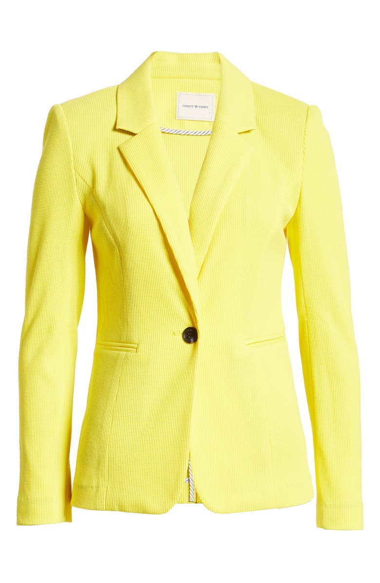 Court & Rowe 1.STATE Stretch Waffle Knit Blazer, Alternate, color, 