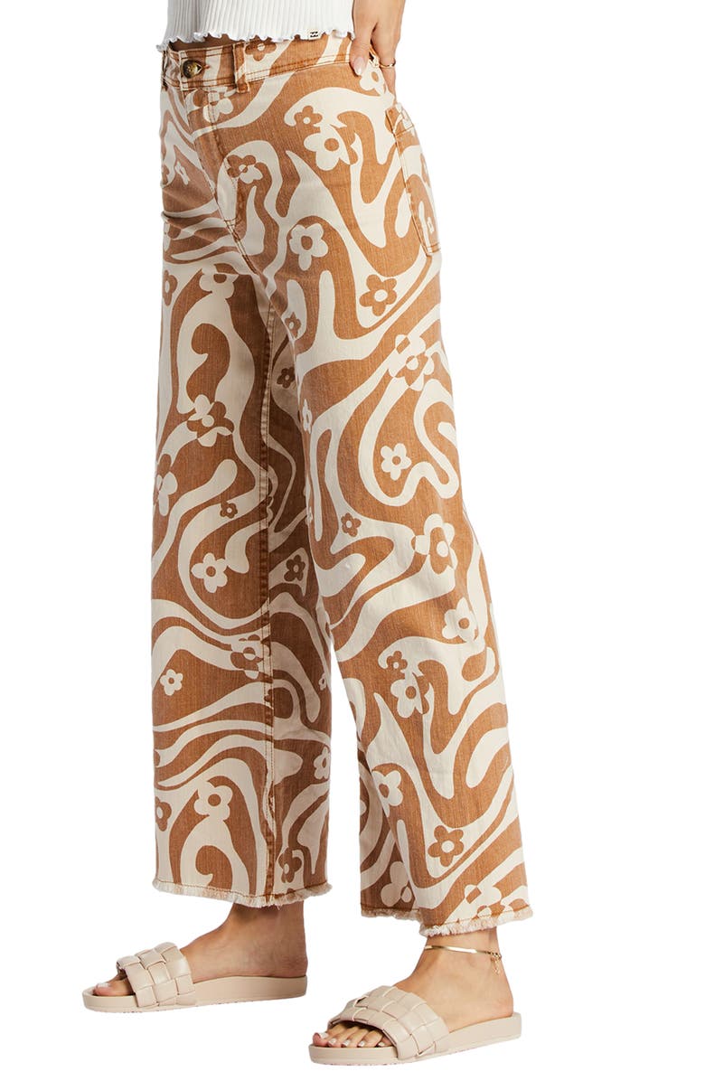 Billabong Free Fall High Waist Wide Leg Pants, Alternate, color, 