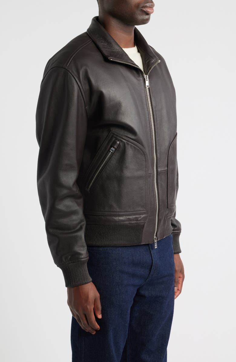 BOSS Mander Bomber Jacket, Alternate, color, Dark Brown