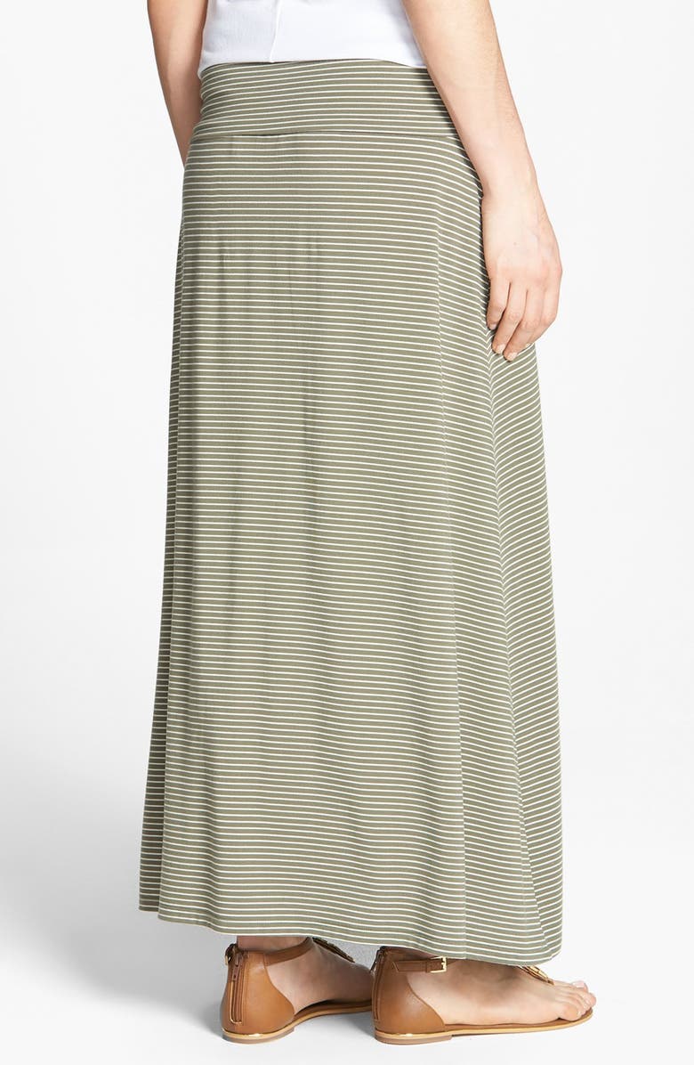 Two by Vince Camuto Teeny Stripe Maxi Skirt, Alternate, color, 