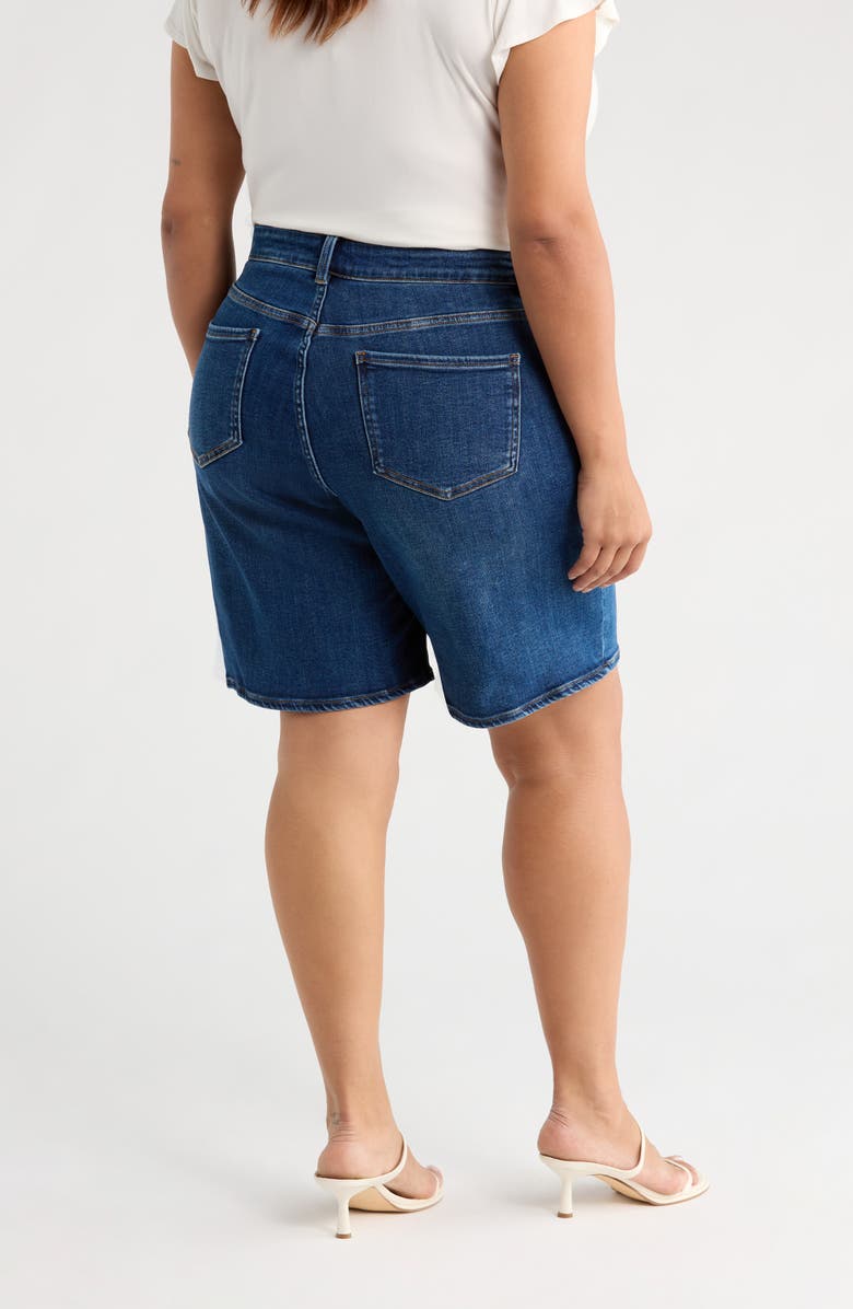 Universal Standard Lou Denim Shorts, Alternate, color, Union City Blue
