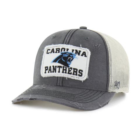 Men's '47 Charcoal Carolina Panthers Egremont Well-Worn Adjustable Trucker Hat