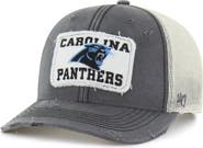 '47 Men's '47 Charcoal Carolina Panthers Egremont Well-Worn Adjustable Trucker Hat