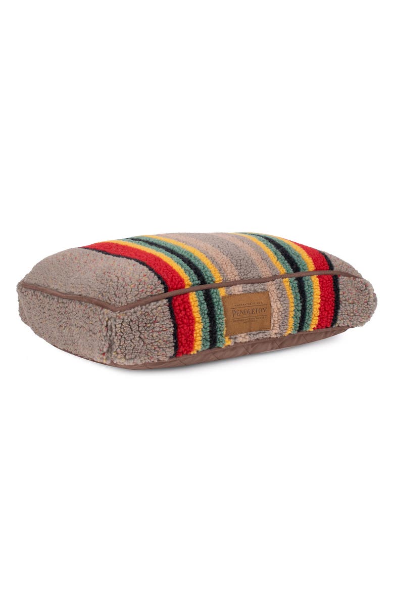 Pendleton Vintage Camp Napper Pet Bed, Alternate, color, Mineral Umber