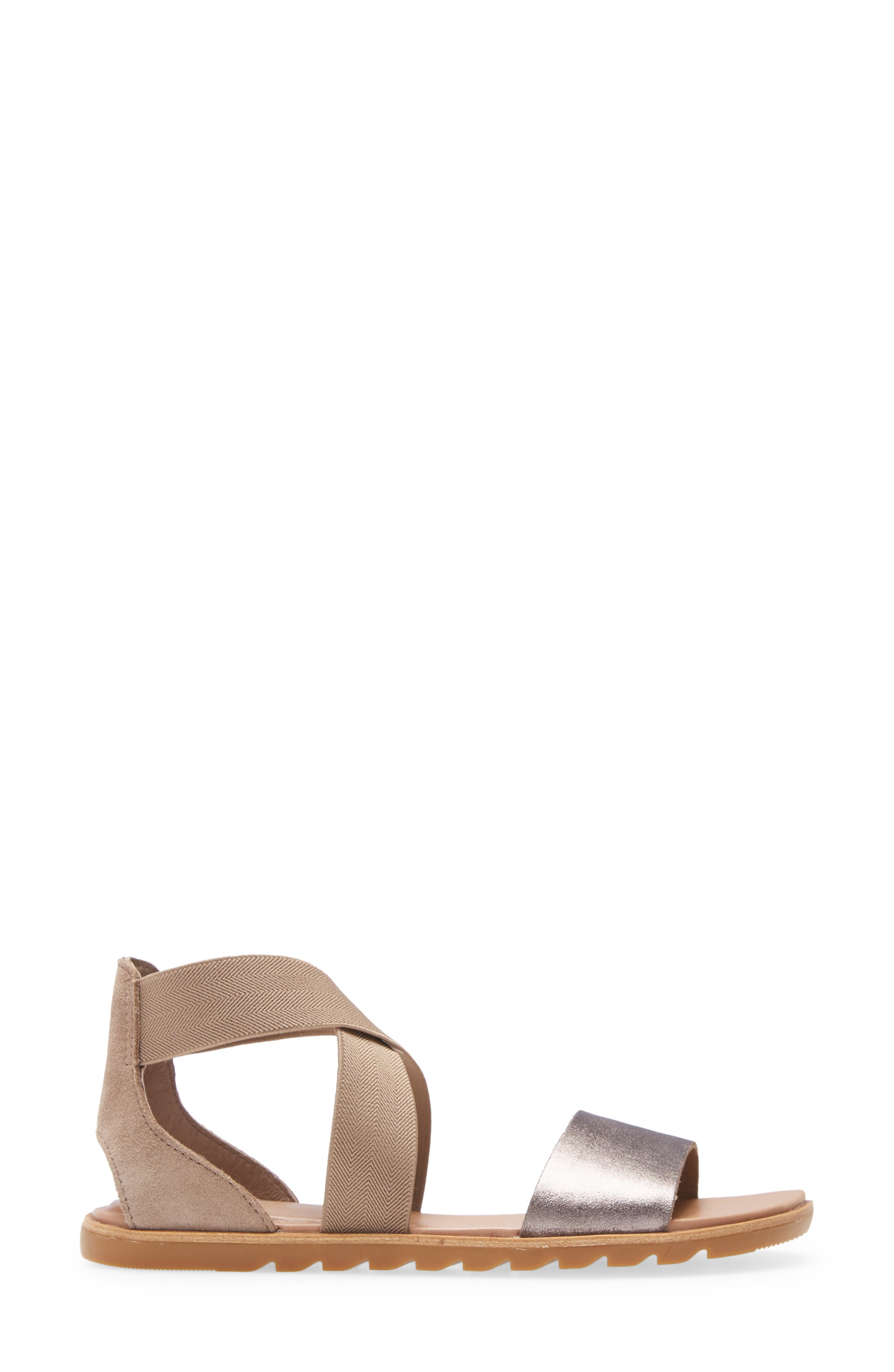 Ella II Sandal, Alternate, color, ASH BROWN