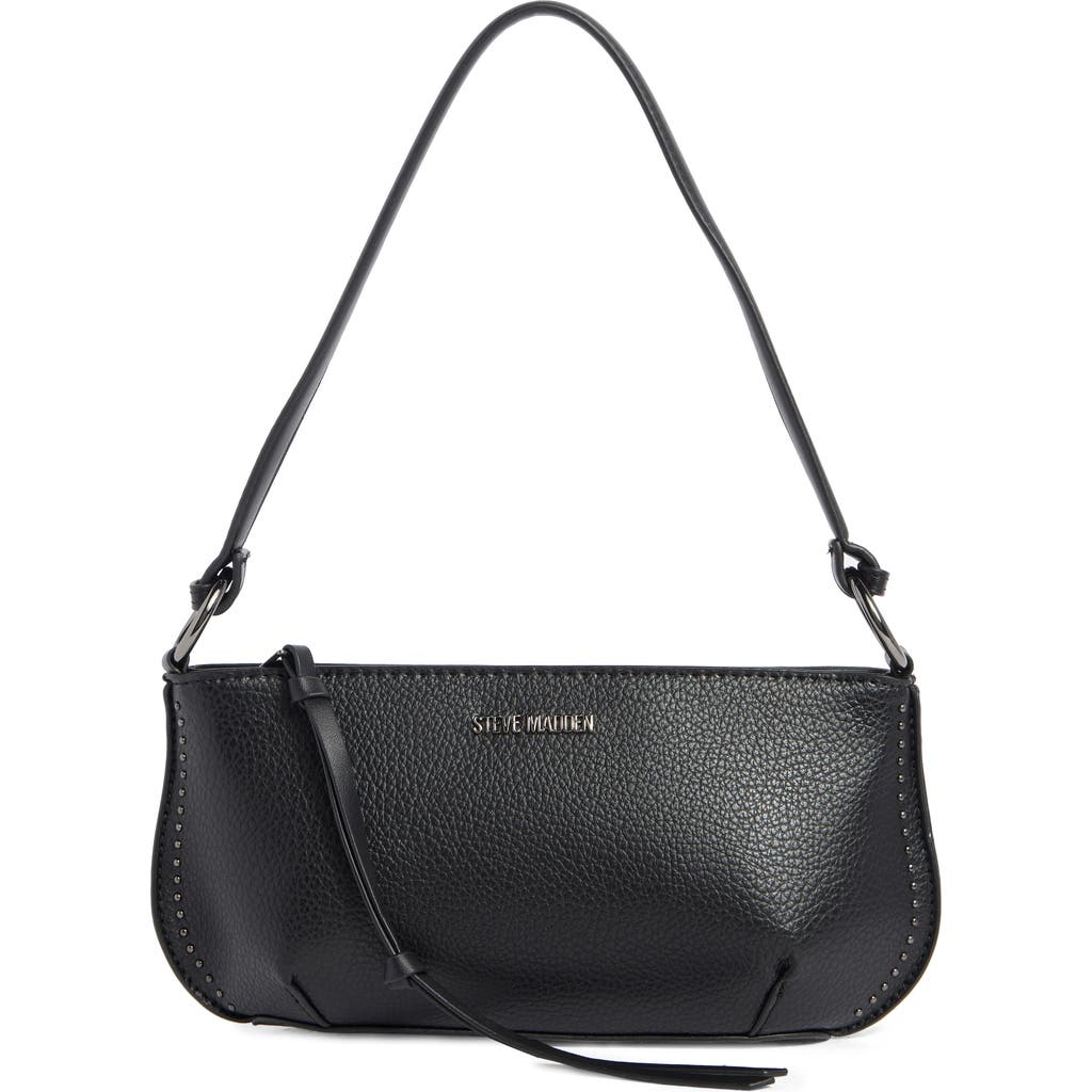 Steve Madden Stud Shoulder Bag In Black