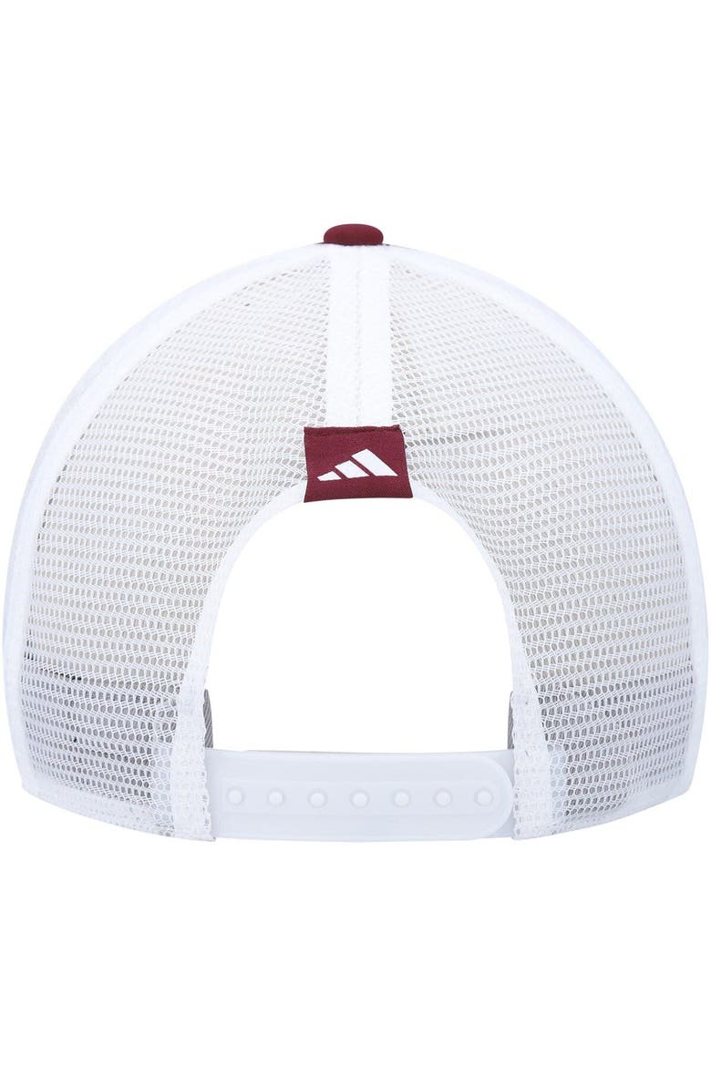Men's adidas Maroon Texas A&M Aggies Phrase Foam Front Trucker Adjustable Hat, Alternate, color, Maroon