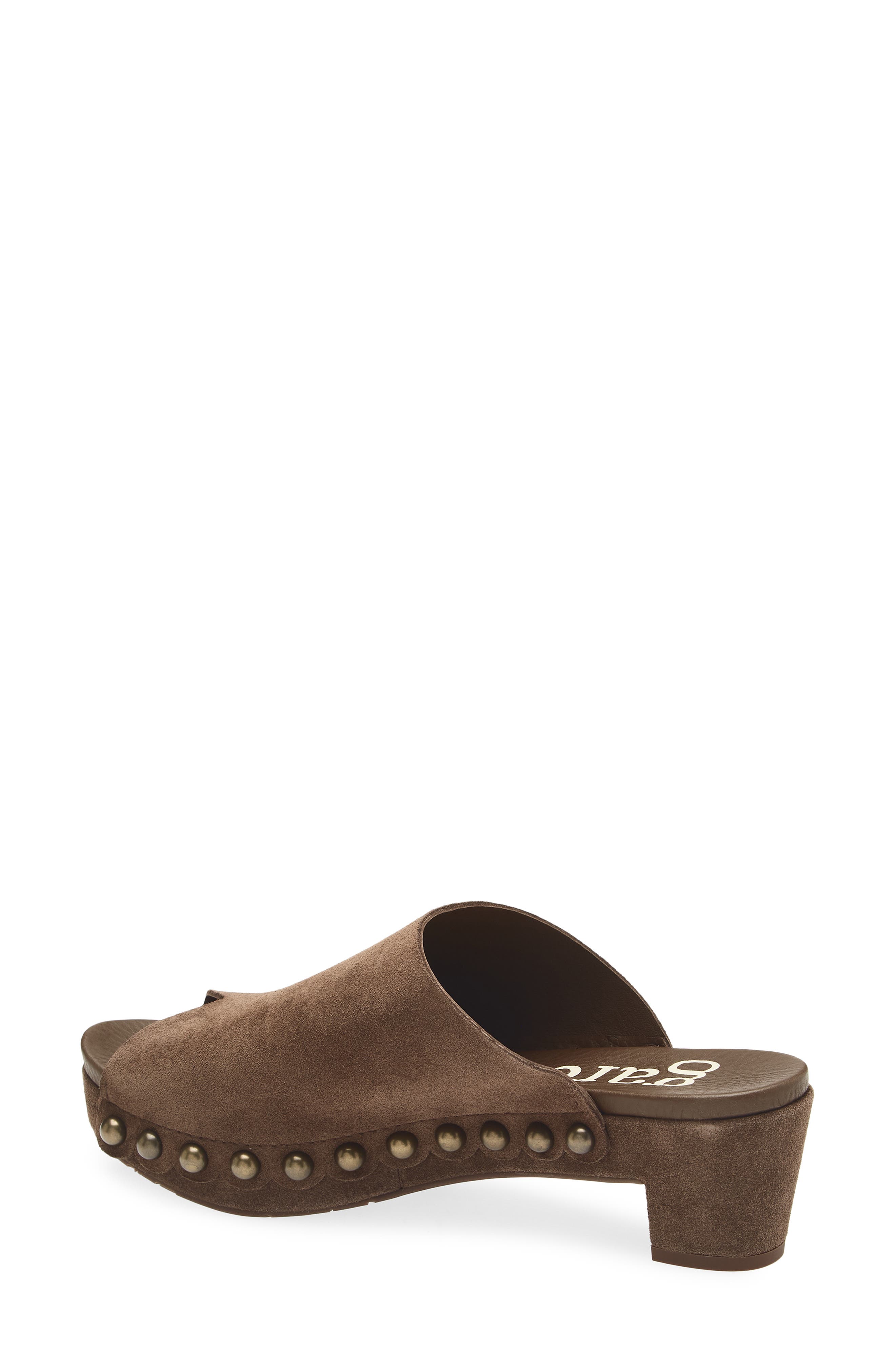 Pedro Garcia Nain Peep Toe Platform Mule, Alternate, color, Chocolat Castoro