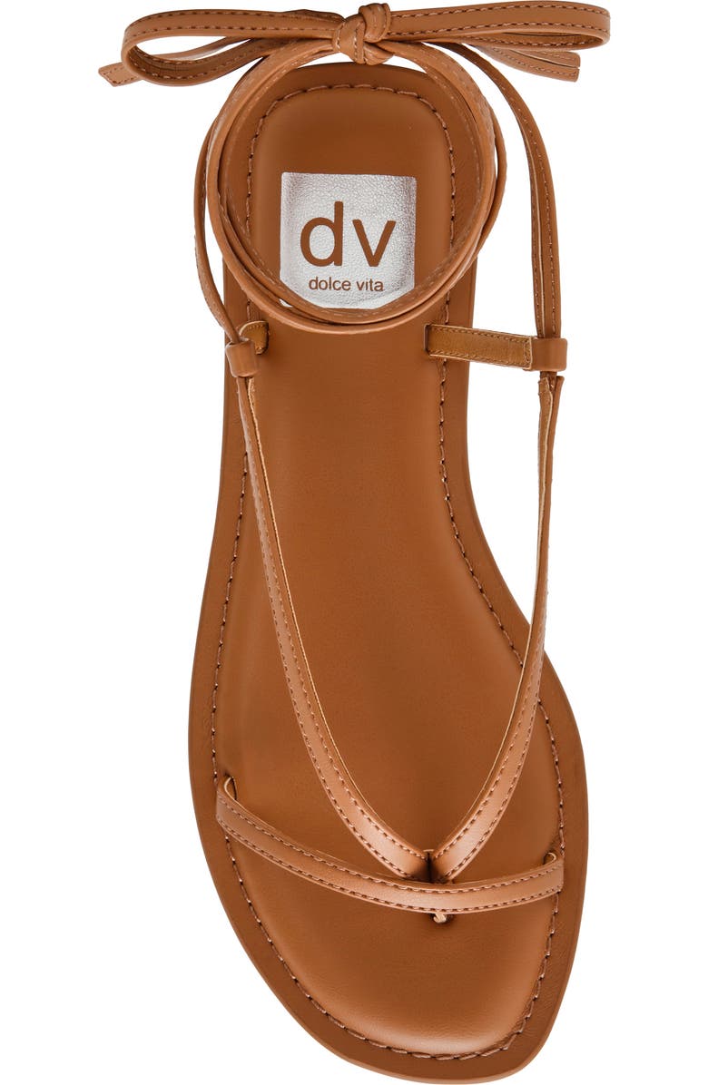 DV by Dolce Vita Jipsy Ankle Wrap Sandal, Alternate, color, Toffee