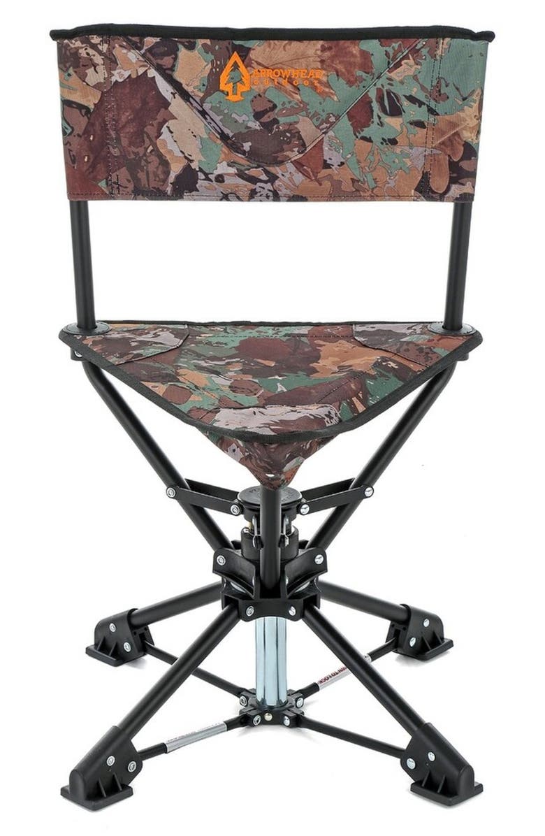 ARROWHEAD Outdoor 360° Camp Chair, Main, color, Green
