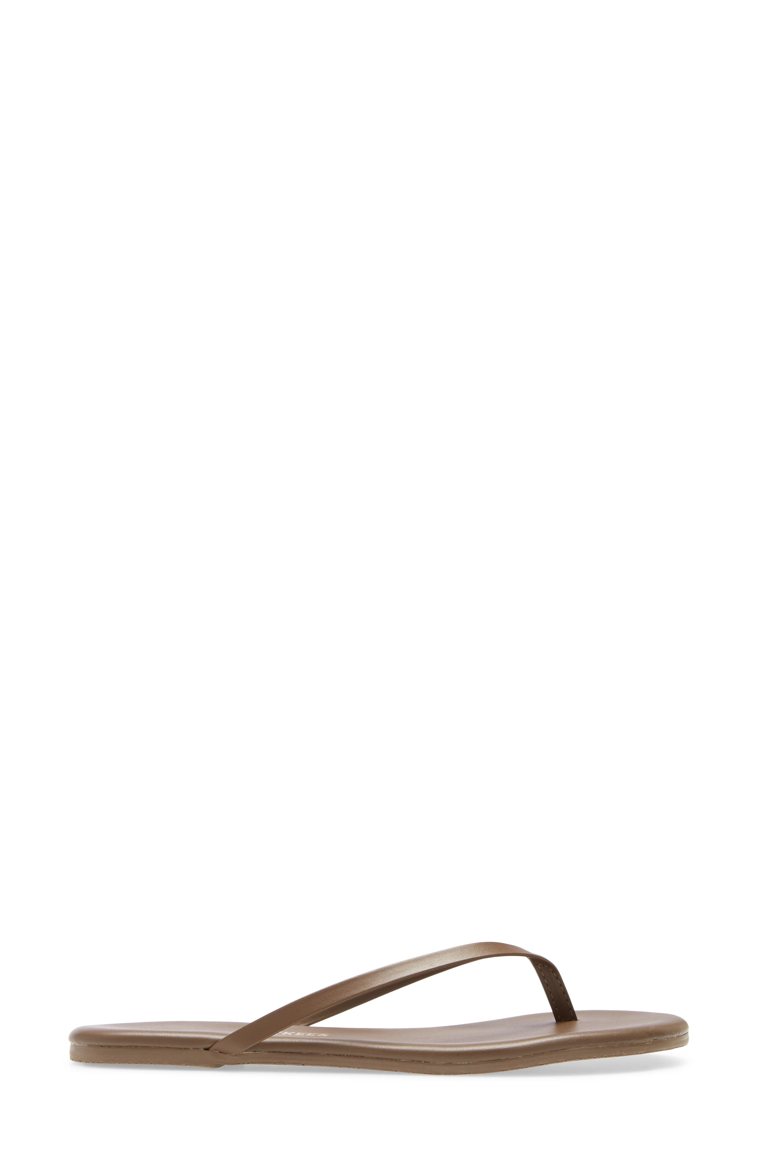 'Liners' Flip Flop, Alternate, color, COFFEE
