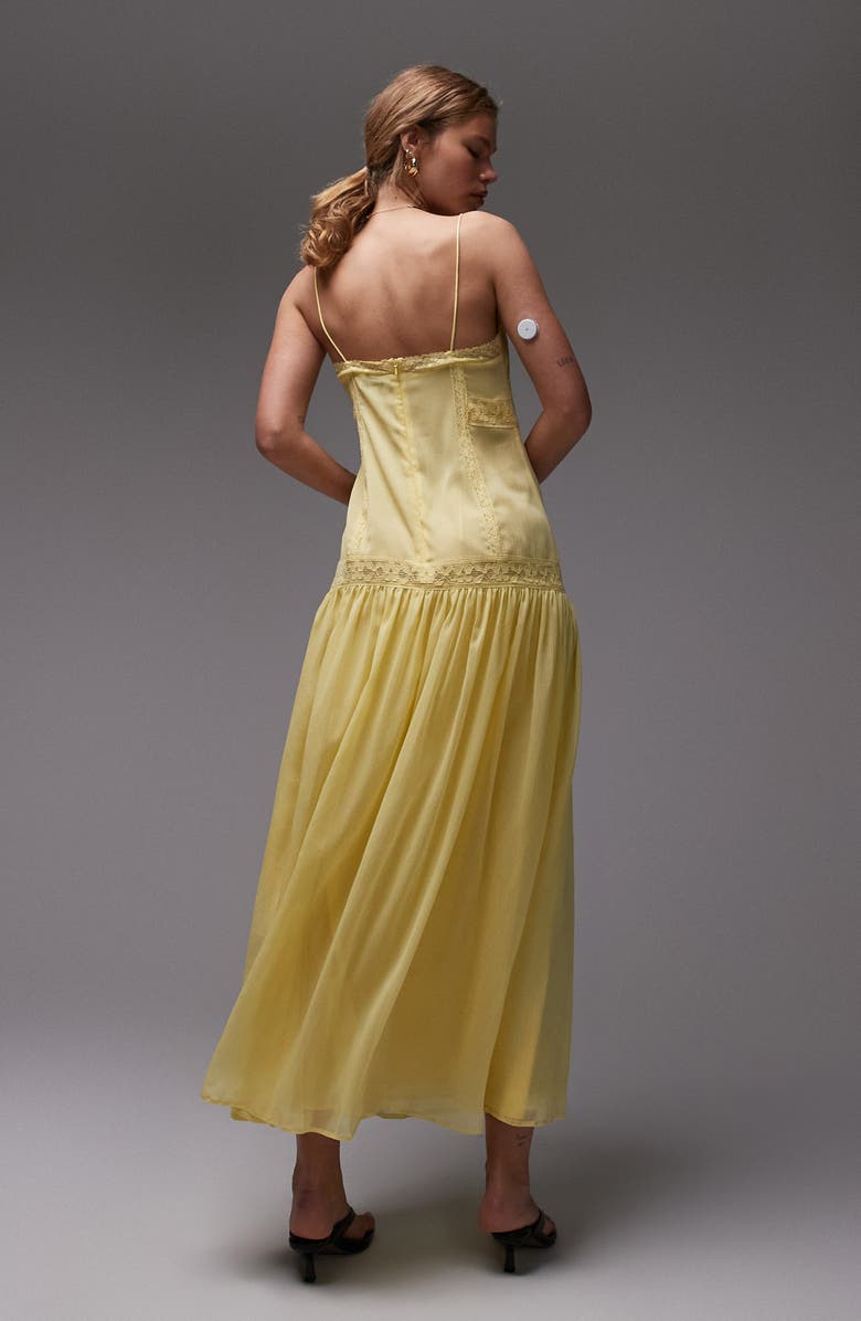 Lace & Chiffon Maxi Slipdress