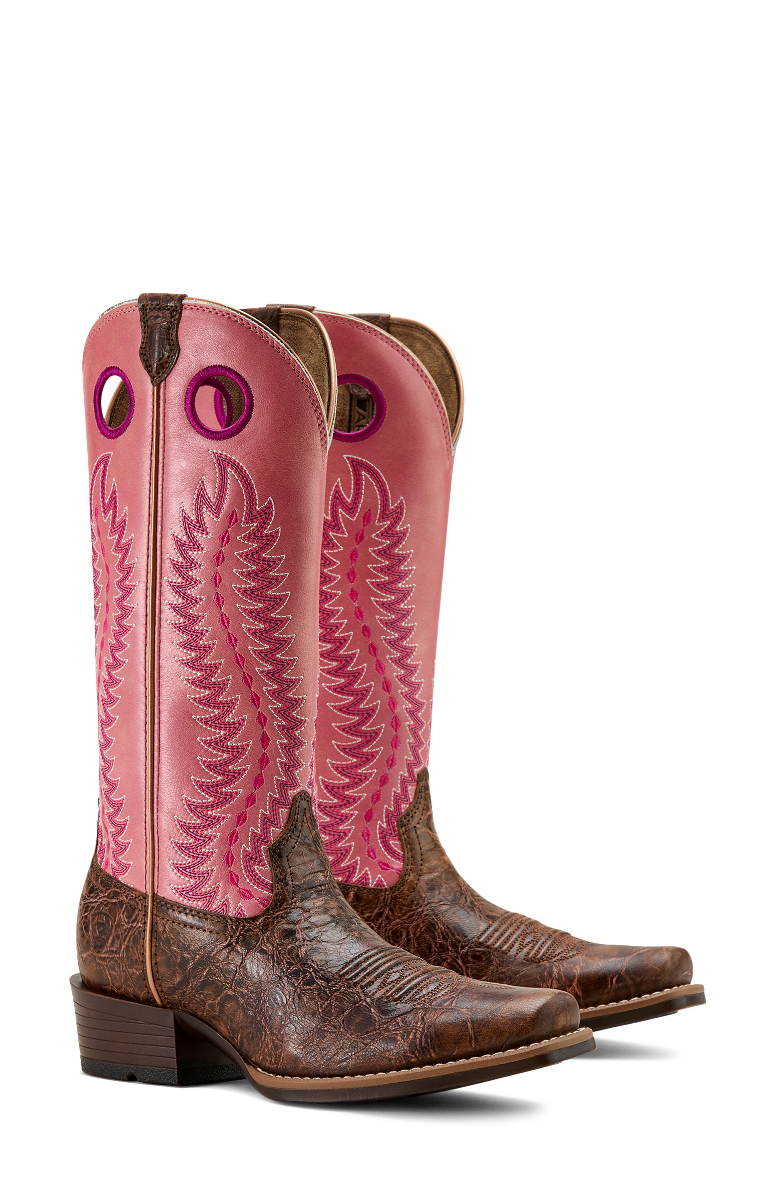 Ariat Junction Cowboy Boot, Alternate, color, Jasper Blush/ Pink Topaz