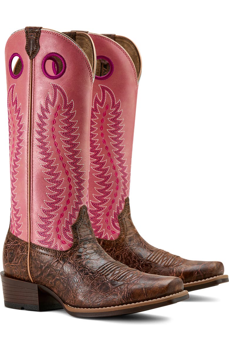 Ariat Junction Cowboy Boot, Alternate, color, Jasper Blush/ Pink Topaz
