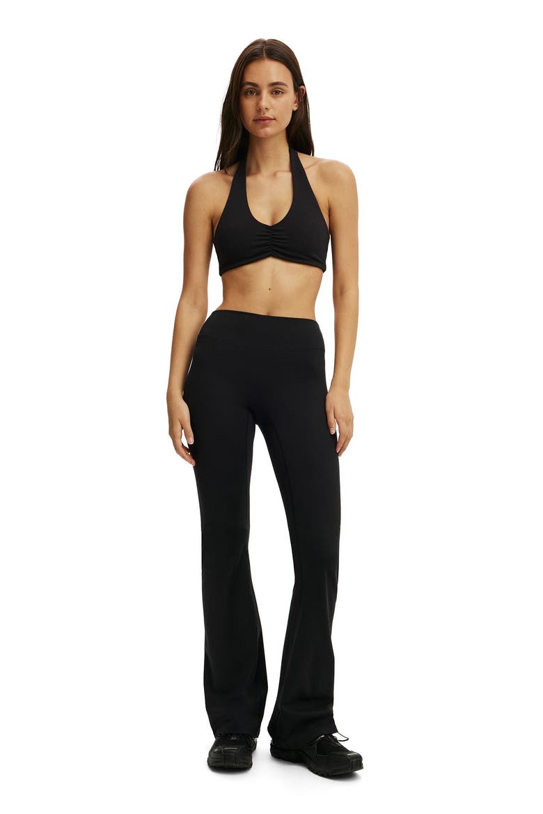Women's Active Ultra Soft Contour Flare, Alternate, color, Black